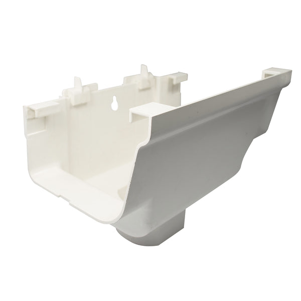 Icon Plastics 80mm PVC Round Expansion Outlet Gutter