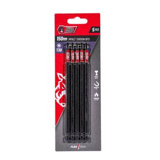 Full Boar T30 x 150mm Impact Torsion Bit - 5 Pack
