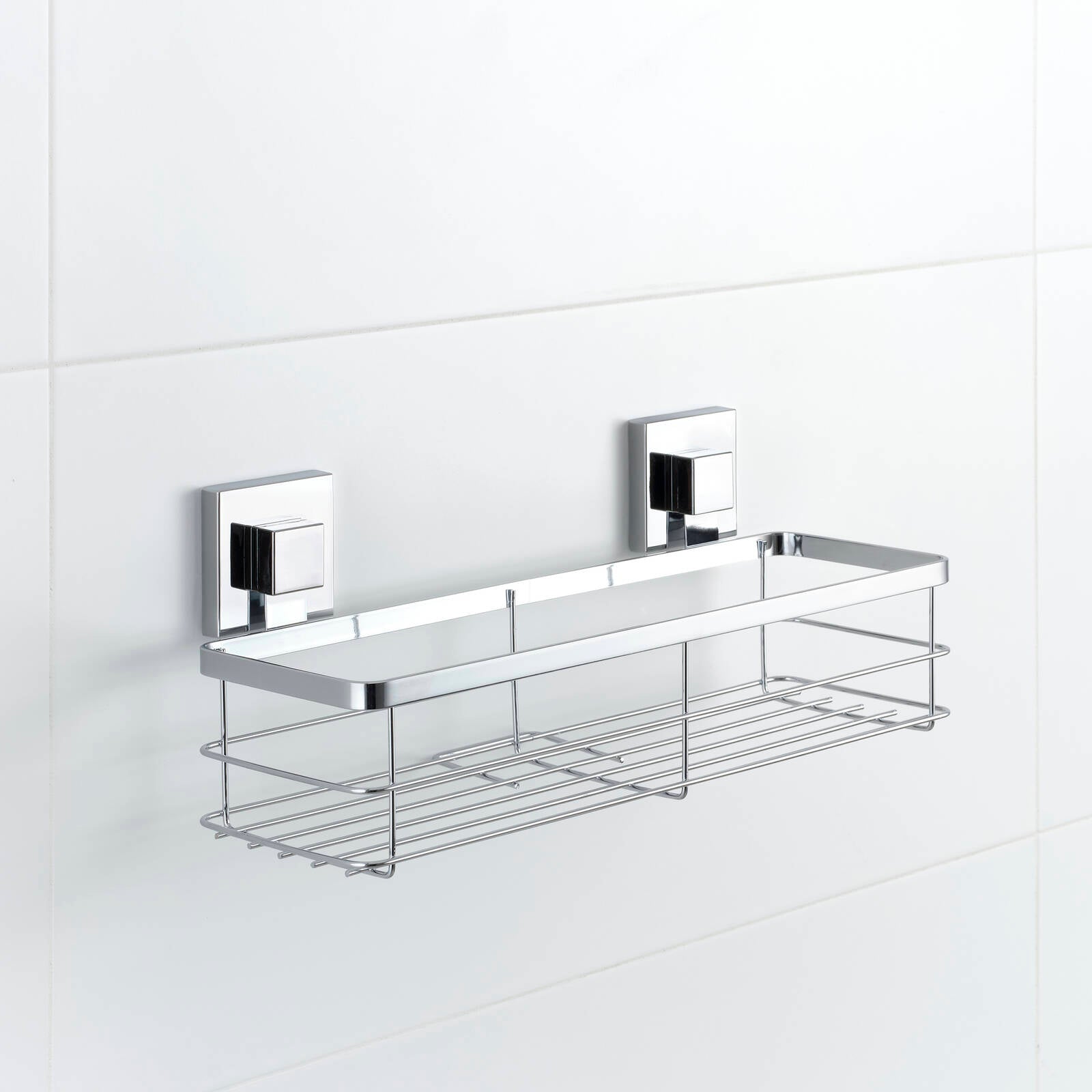 Fusion-Loc 26kg Stainless Steel Large Suction Shower Caddy - Image 3 of 5