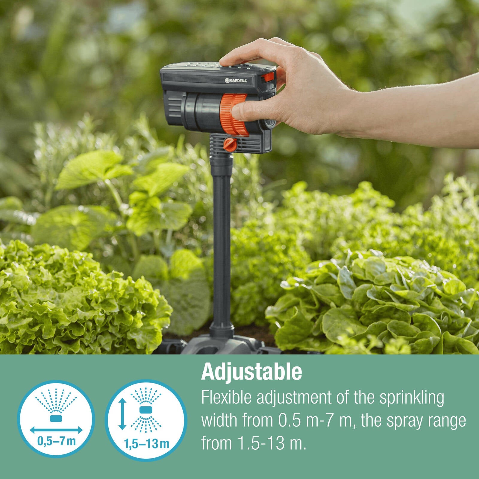 GARDENA Micro Irrigation Oscillating Sprinkler OS 90 - Image 5 of 9