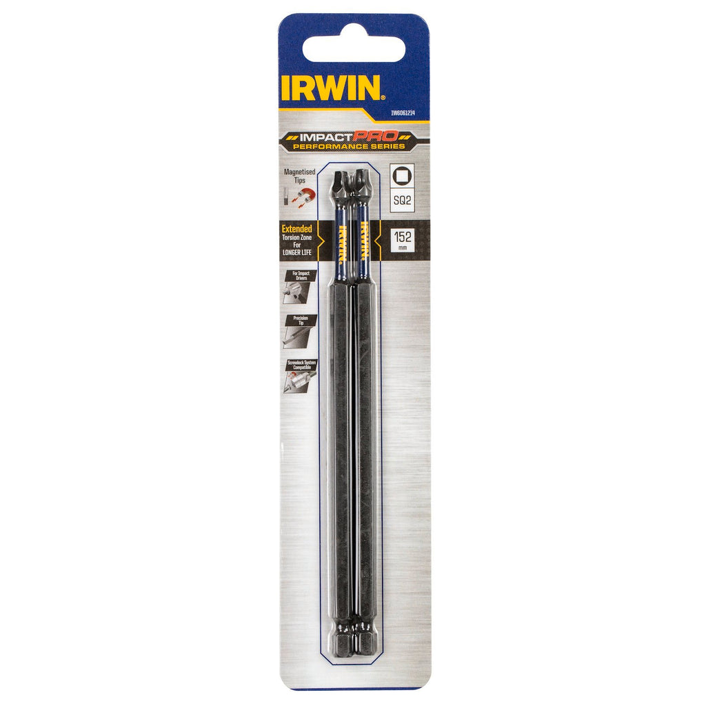 IRWIN 152mm SQ2 Impact Pro Performance - 2 Pack - Image 1 of 2