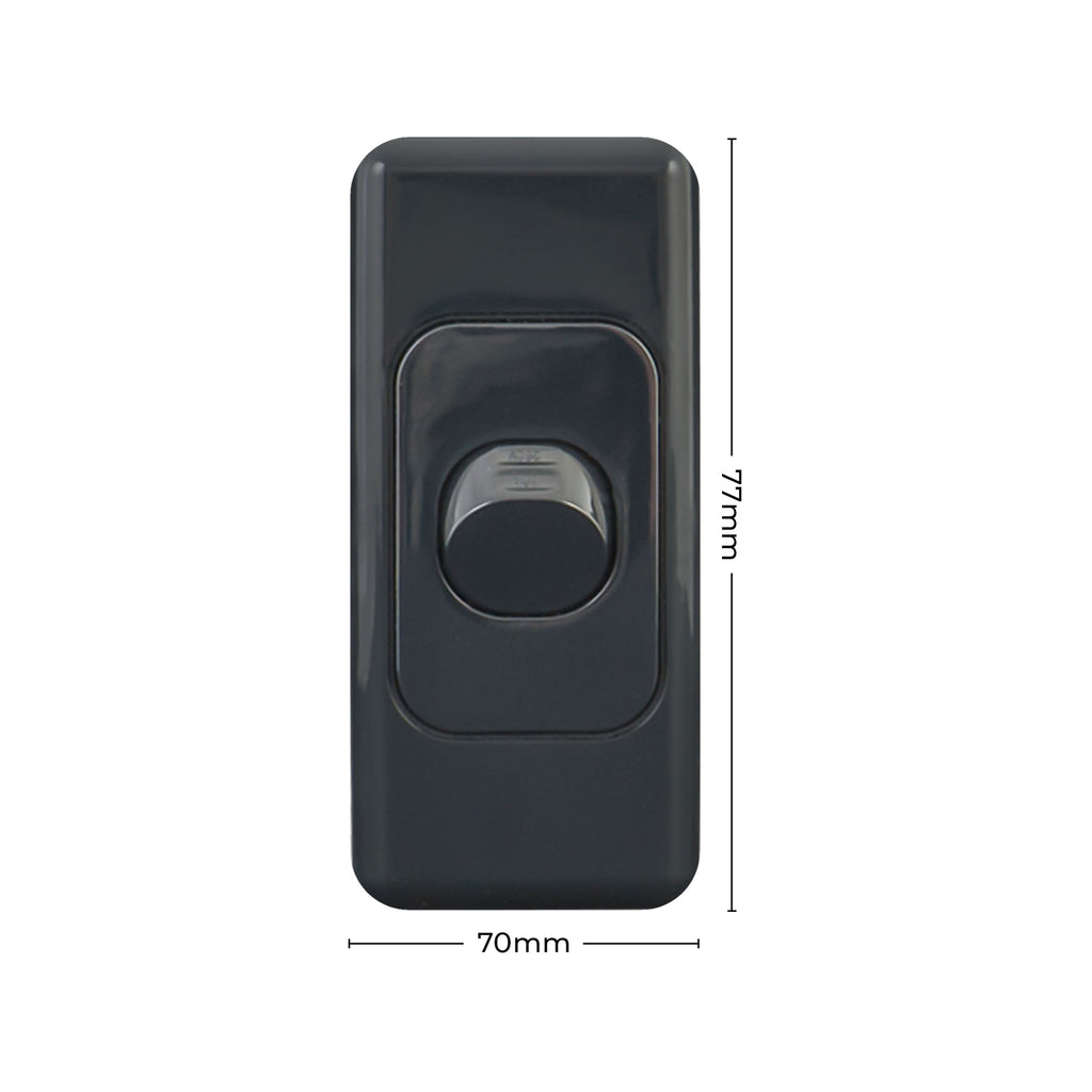 DETA Single Architrave Switch - White - Image 4 of 7