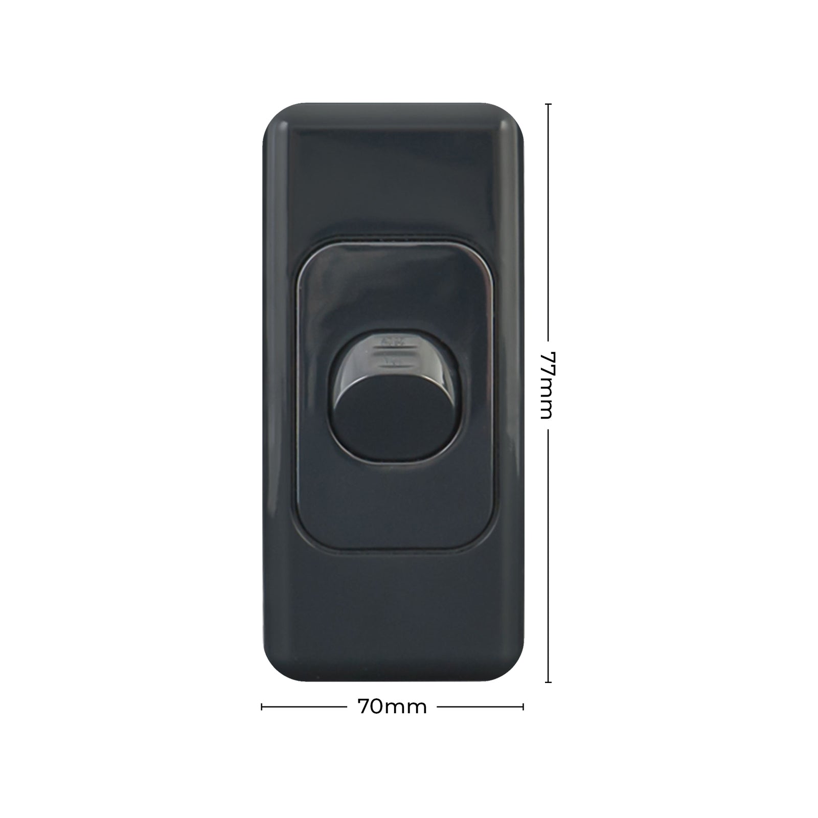 DETA Single Architrave Switch - White - Image 4 of 7