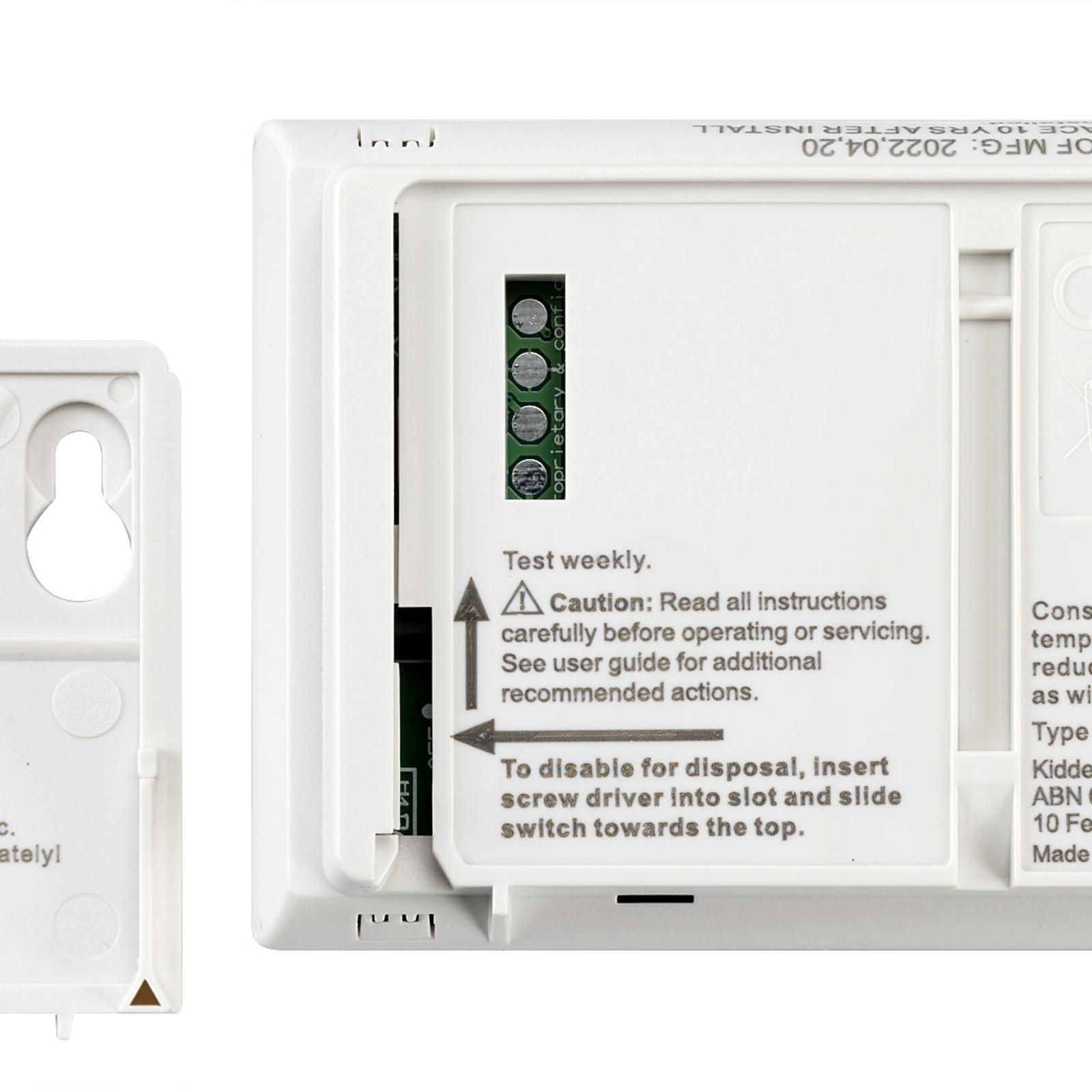 CO2 alarm mount and screws