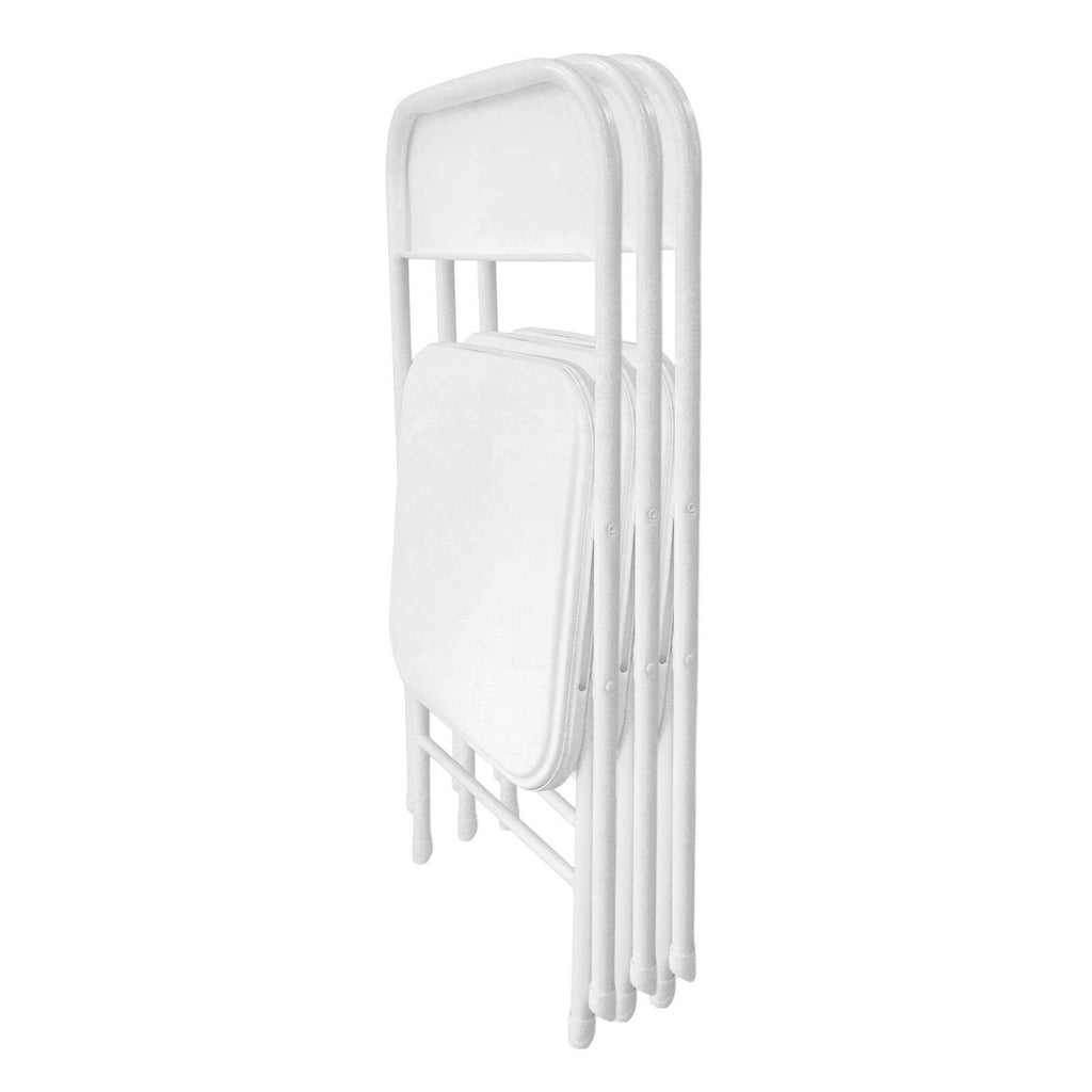 Marquee White Folding Chair - Image 7 of 9