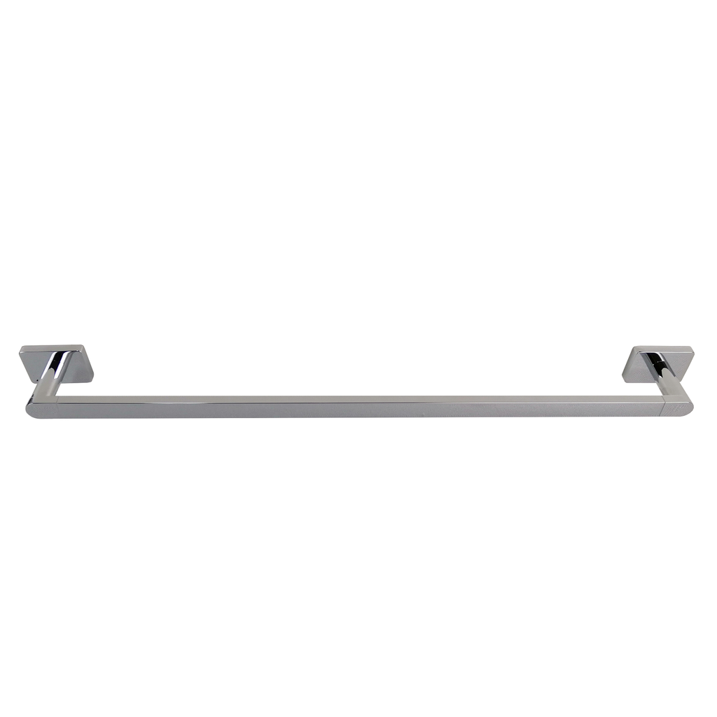 Barelli Rigoni 900mm Chrome Single Towel Rail - 900mm - Image 4 of 7