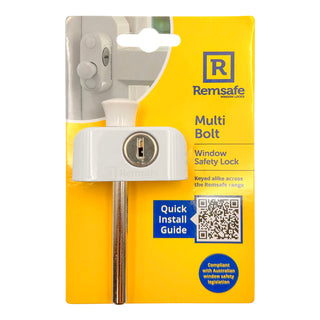 Remsafe White Lockable Multi Bolt