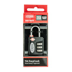 Lockwood Black 3 Wheel Combination TSA Luggage Lock - Image 2 of 2