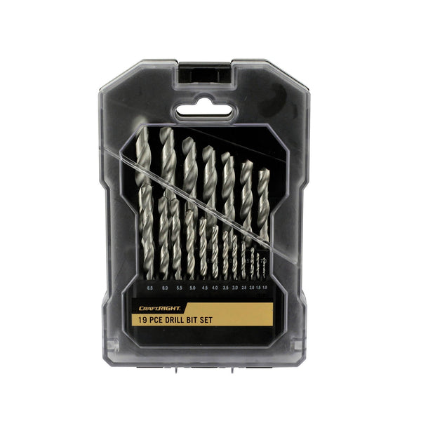 Craftright 19 Piece Drill Bit Set