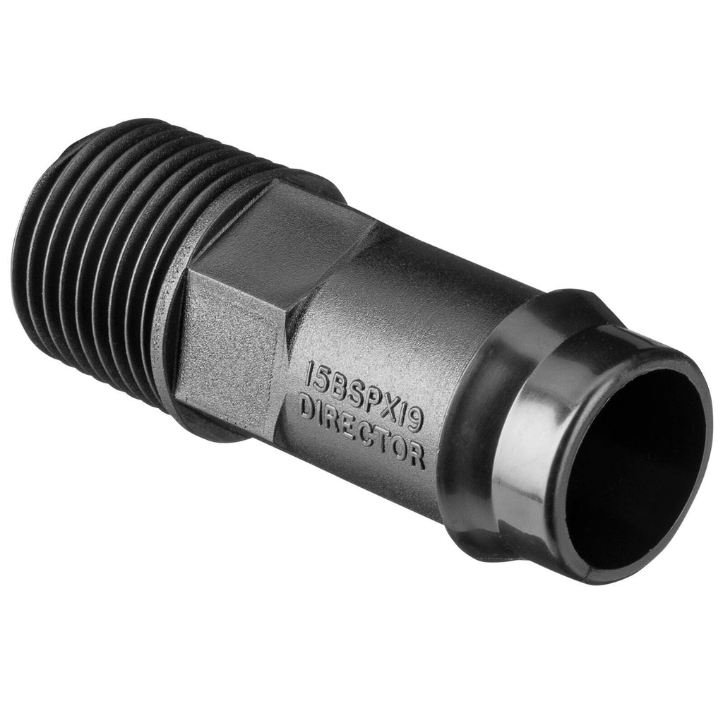 Pope 19mm Tail x 15mm BSP Male Director - Single - Image 1 of 4