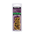 Buildex 6G x 30mm Gold Passivated Plasterboard Screws - 30 Pack - Image 1 of 9
