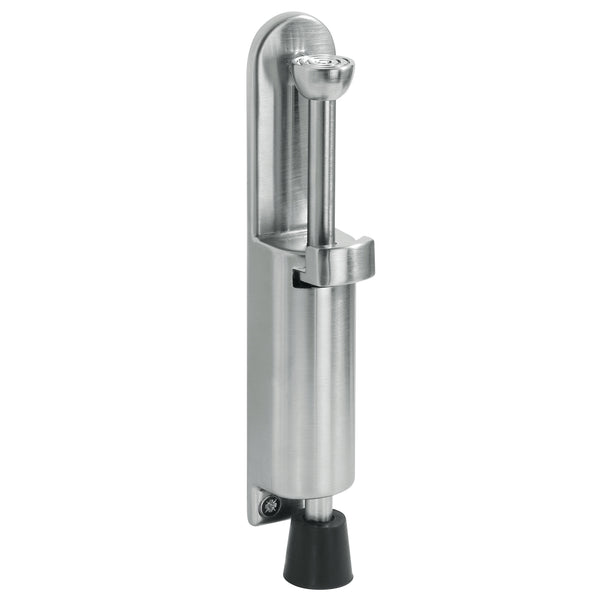 Delf Trade 30 x 165 x 30mm Satin Chrome Foot Operated Door Stop