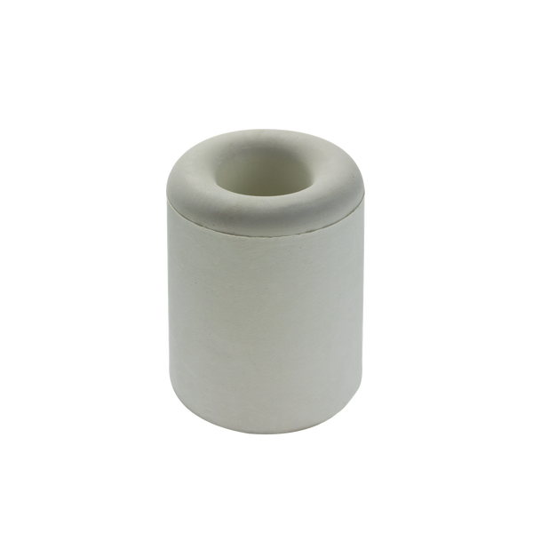 Adoored 30mm White Round Rubber Door Stop - 30mm