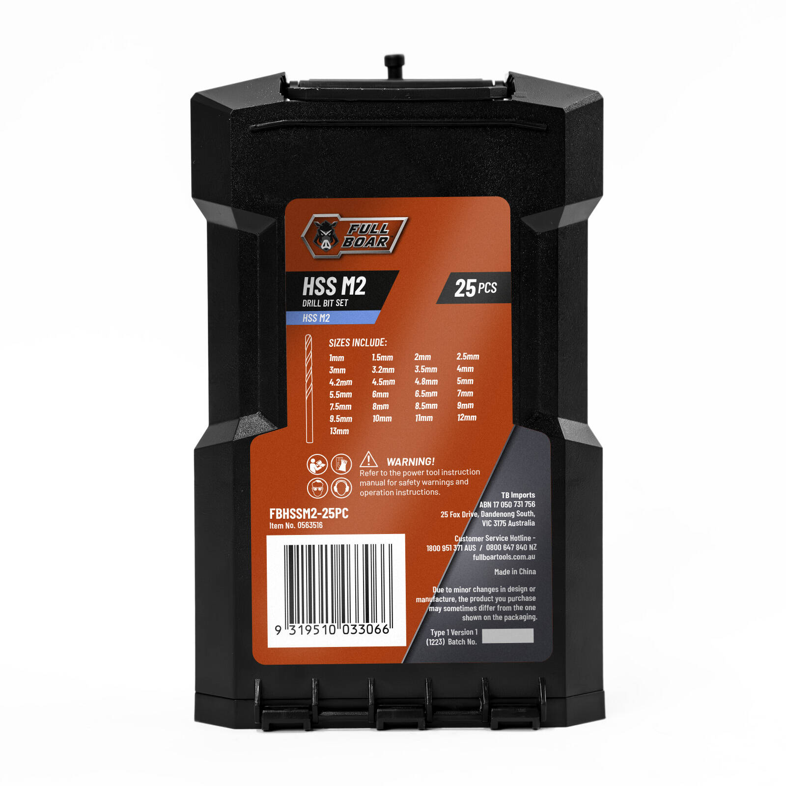 Full Boar 25 Piece HSS M2 Drill Bit Set - Image 4 of 4