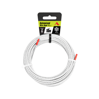Pinnacle 3mm x 10m Galvanised Wire Rope