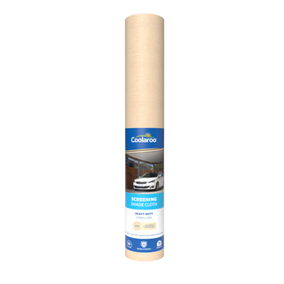 Coolaroo 3.6 x 6m Beech Heavy-Duty Screening Shade Cloth – 70%  UV Block