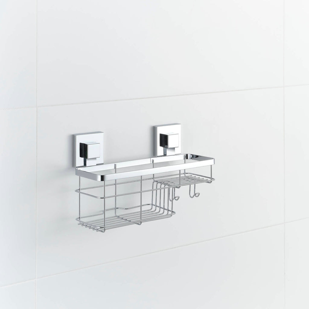 Fusion-Loc 26kg Stainless Steel Suction Combo Shower Caddy - Image 4 of 6