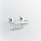 Fusion-Loc 26kg Stainless Steel Suction Combo Shower Caddy - Image 4 of 6