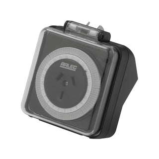 Arlec 24 Hour Weatherproof Timer - White