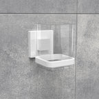 Fusion-Loc Matte White Style Suction Bathroom Tumbler - Image 2 of 3
