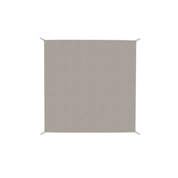 Coolaroo 3m Square Riverstone Ready-To-Hang Shade Sail