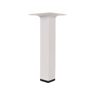 Adoored 25 x 150mm White Square Metal Leg