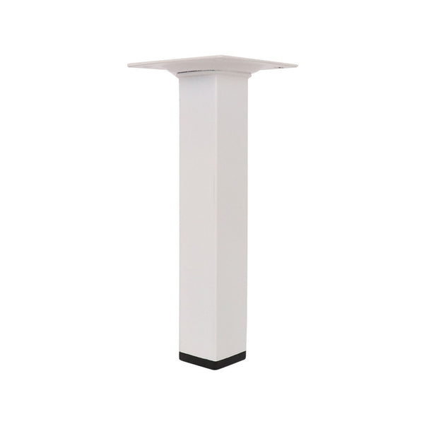 Adoored 25 x 150mm White Square Metal Leg