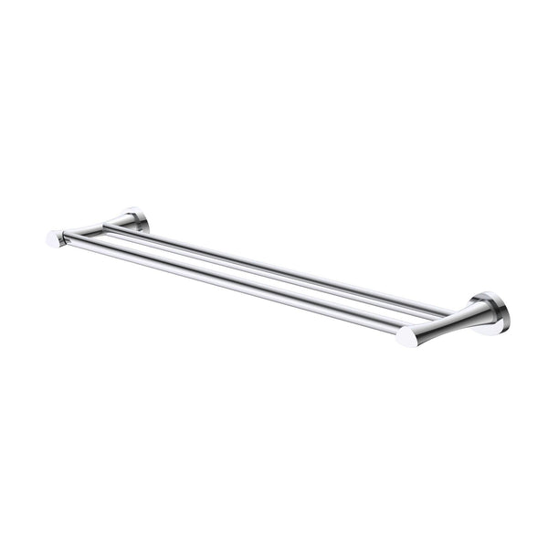 Caroma 600mm Polished Chrome Acacia Double Towel Rail