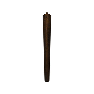 Adoored 53 - 30 x 400mm Rustic Round Tapered Wooden Leg