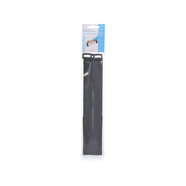 VELCRO Brand 900 x 25mm Black Multi-Purpose Strap - 2 Pack
