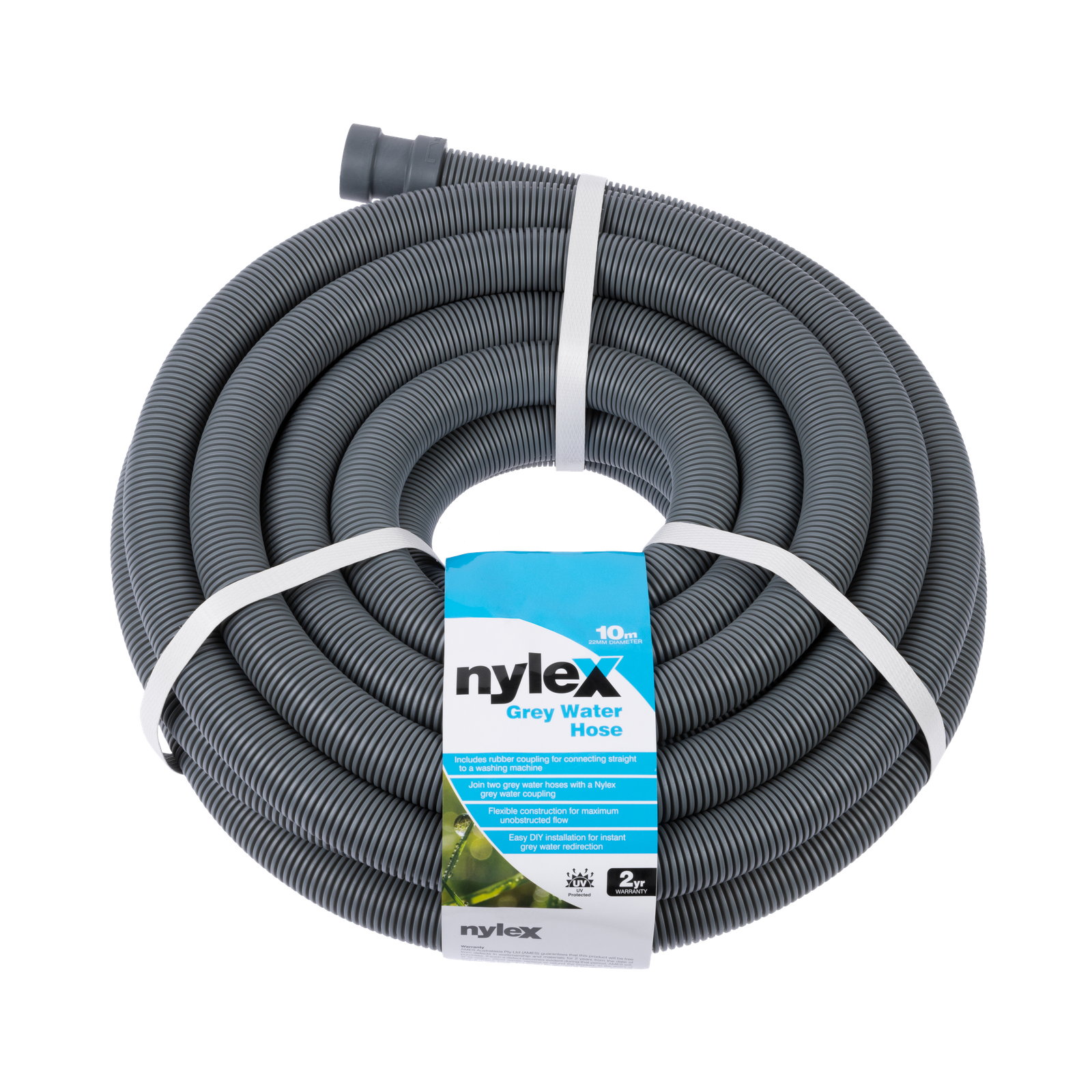 Nylex 22mm x 10m Grey Water Chief Hose - Image 2 of 2