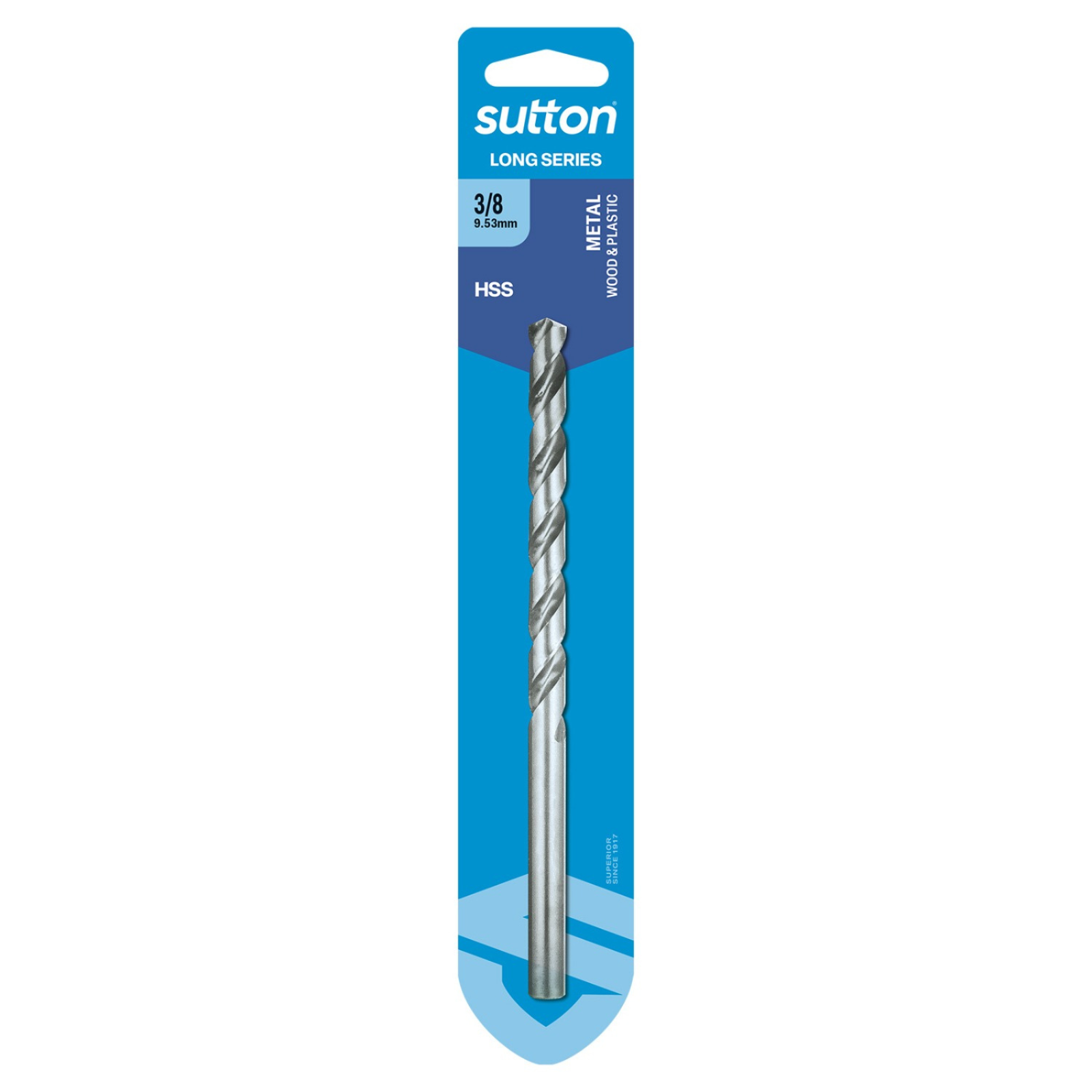 Sutton Tools 9.53mm Long Series Jobber Drill Bit - Image 1 of 4