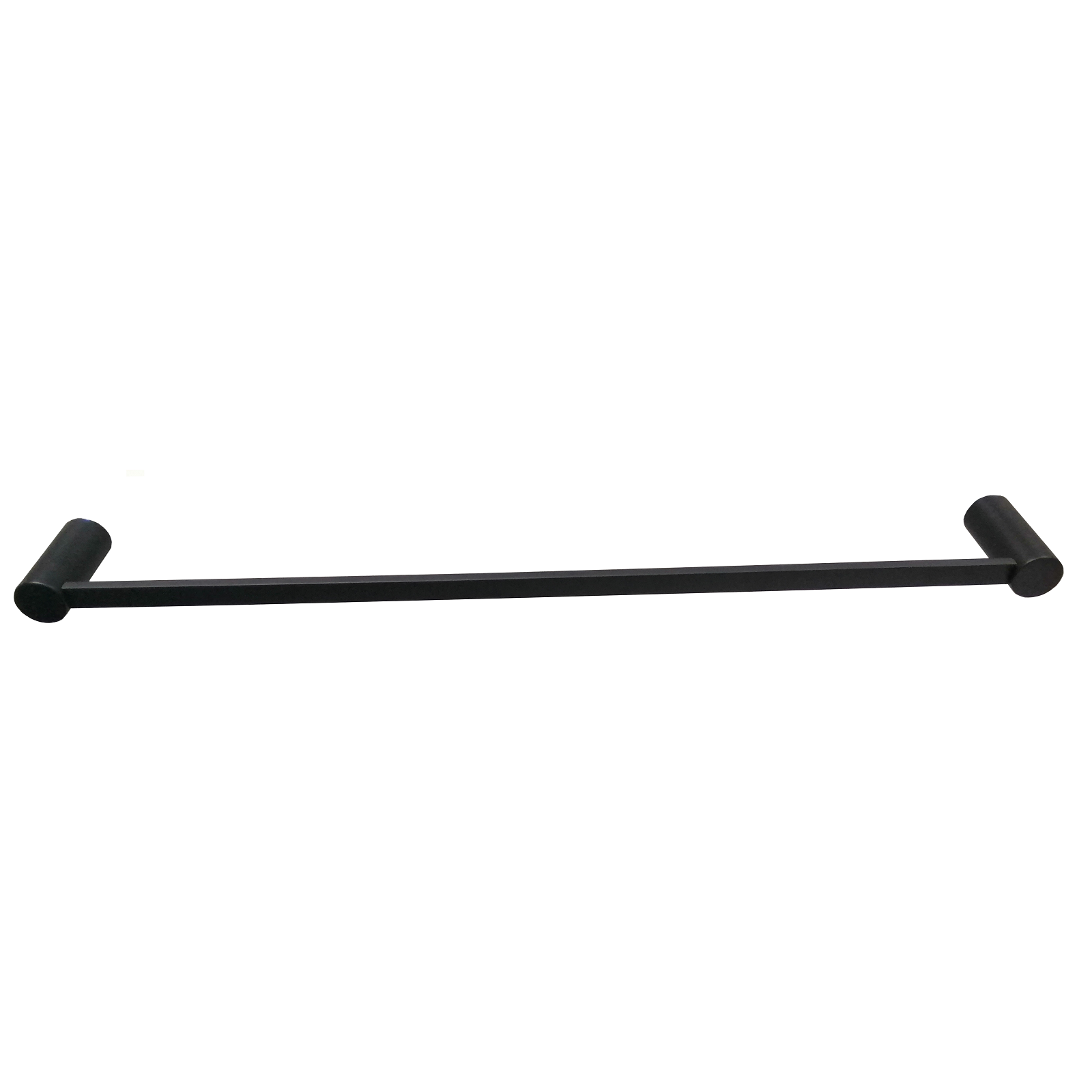 Barelli 600mm Matte Black Ambiente Single Towel Rail - 600mm - Image 6 of 7