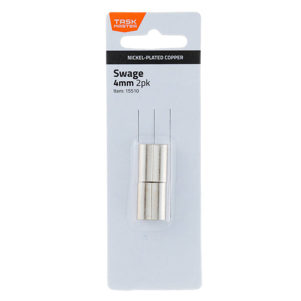 Taskmaster 4mm Copper Swage - 2 Pack