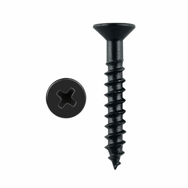 Pinnacle 5 x 50mm Black Countersunk Timber Screw - 20 Pack