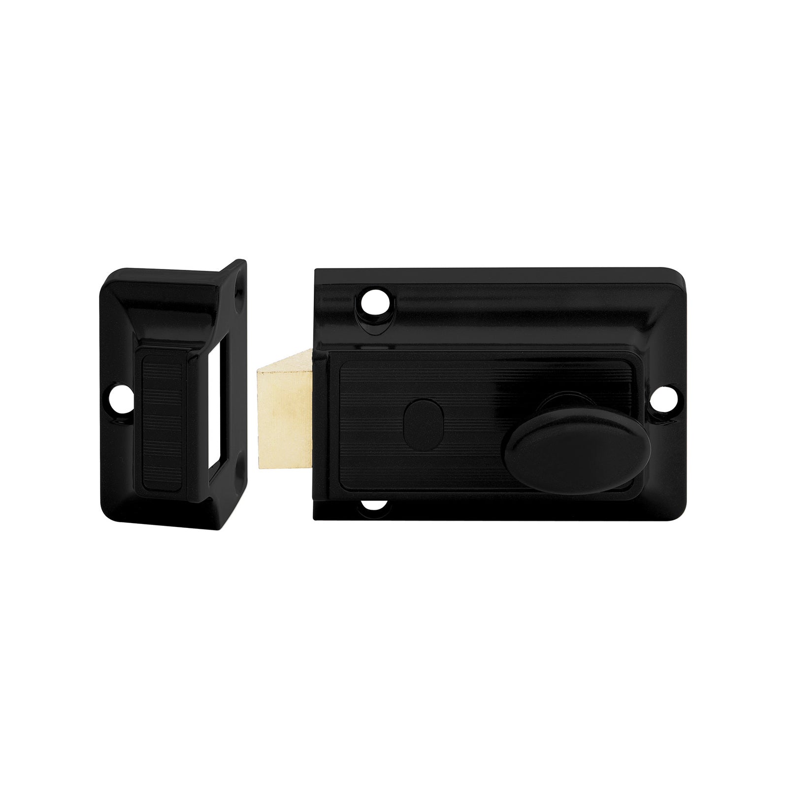 Lockwood Matt Black Single Cylinder Nightlatch - Image 1 of 1