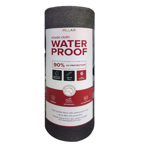Pillar 1.8 x 10m Monument 90% UV Waterproof Shade Cloth