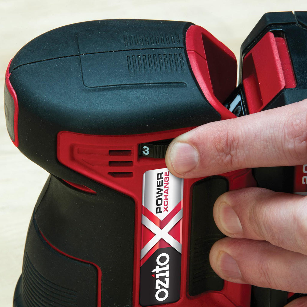 Ozito PXC 18V Cordless 125mm Random Orbital Sander PXROS-125 - Skin Only - Image 5 of 7
