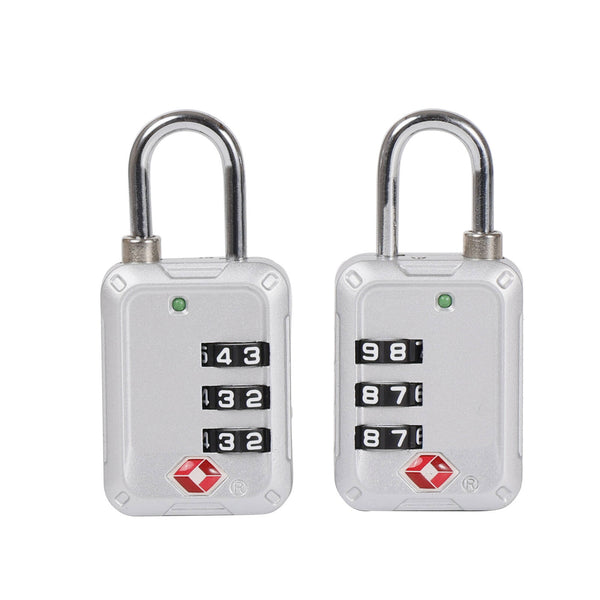 Syneco Luggage Combination Padlock Set - 2 Pack