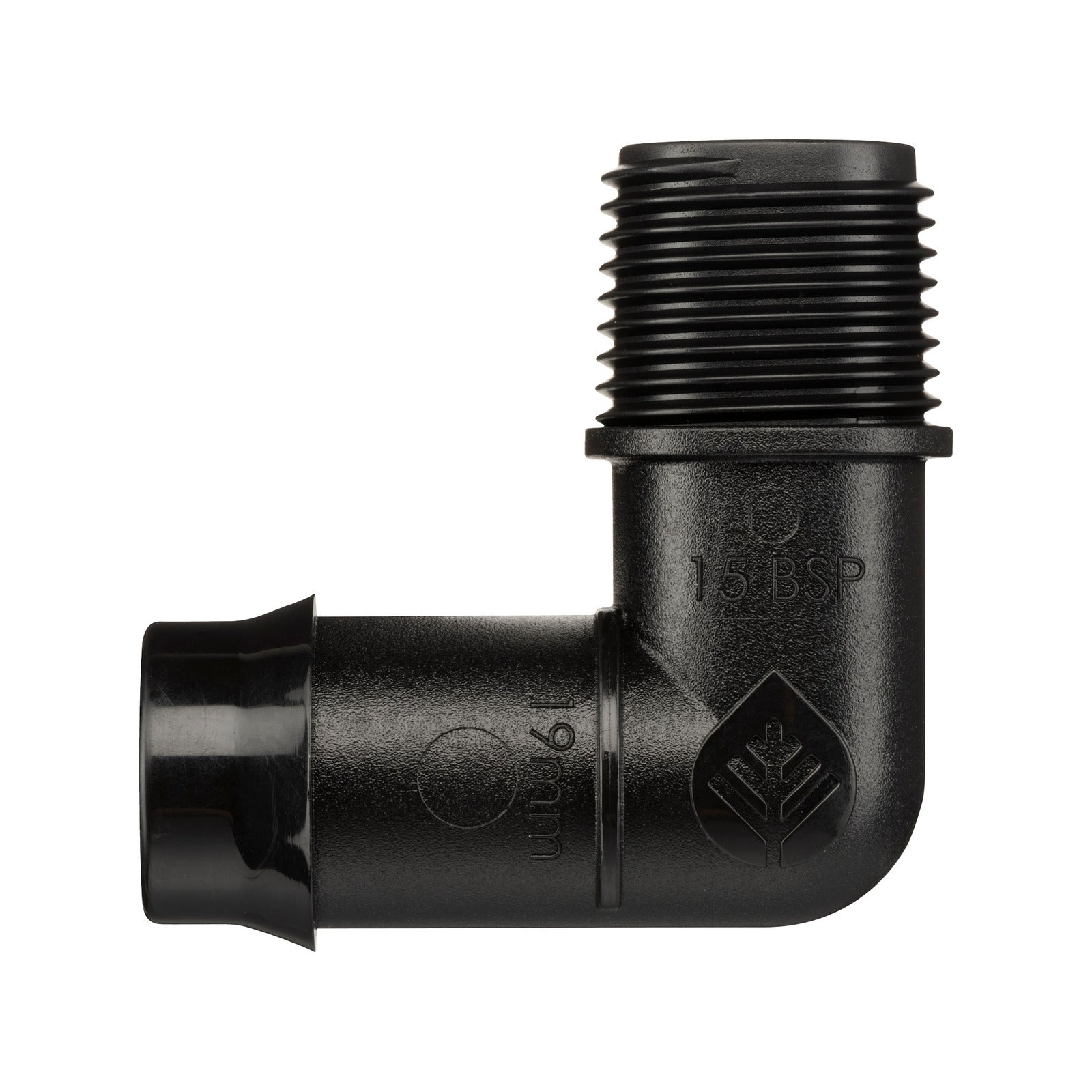 Pope 19mm Male Barbed Threaded Elbows - 5 Pack - Image 2 of 3