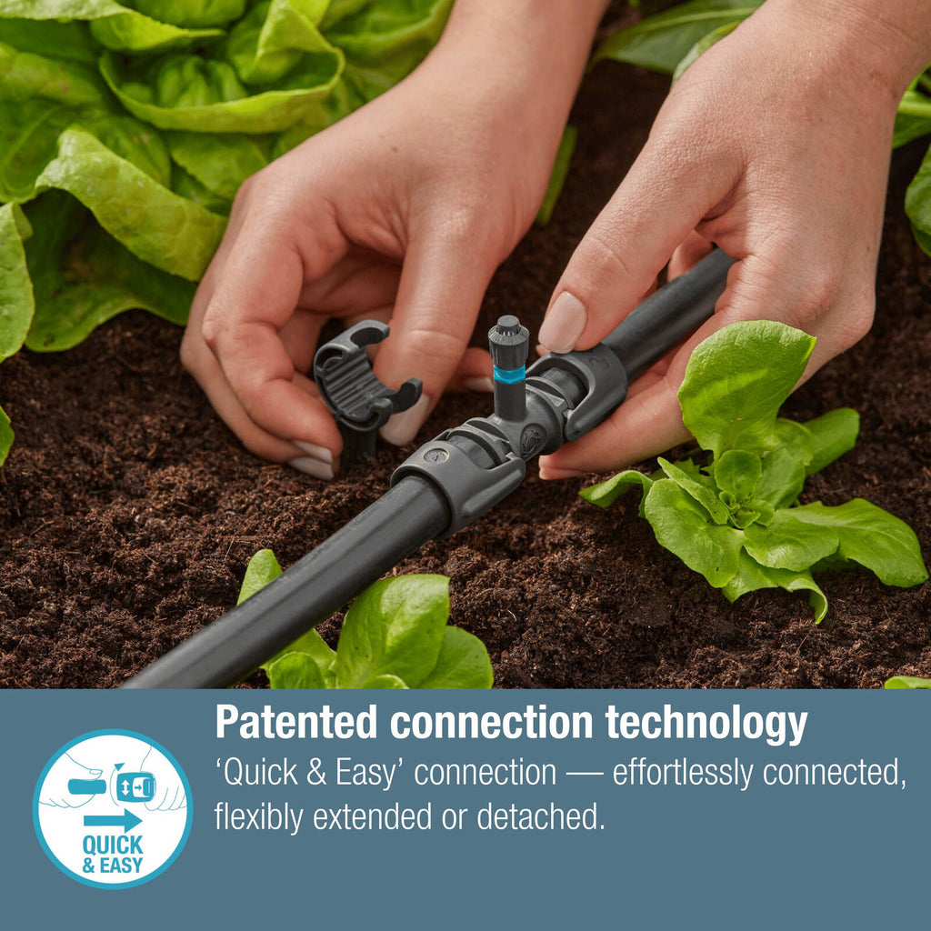 GARDENA 13mm Micro Irrigation T-Joint for Spray Nozzles - 5 Pack - Image 3 of 9
