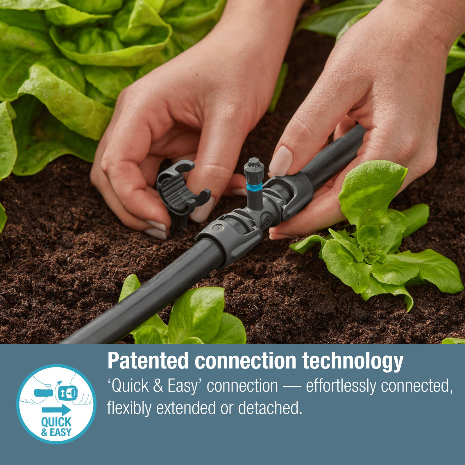 GARDENA 13mm Micro Irrigation T-Joint for Spray Nozzles - 5 Pack - Image 3 of 9