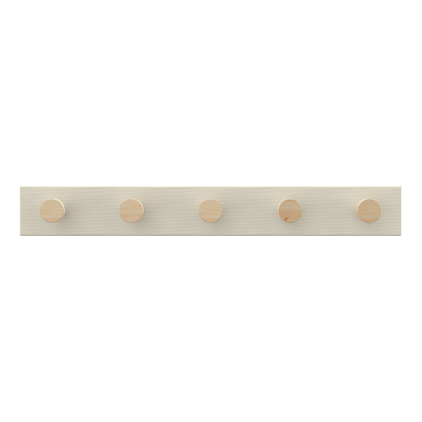 MODE 5 Timber Hooks On Beige Board Hook Rack