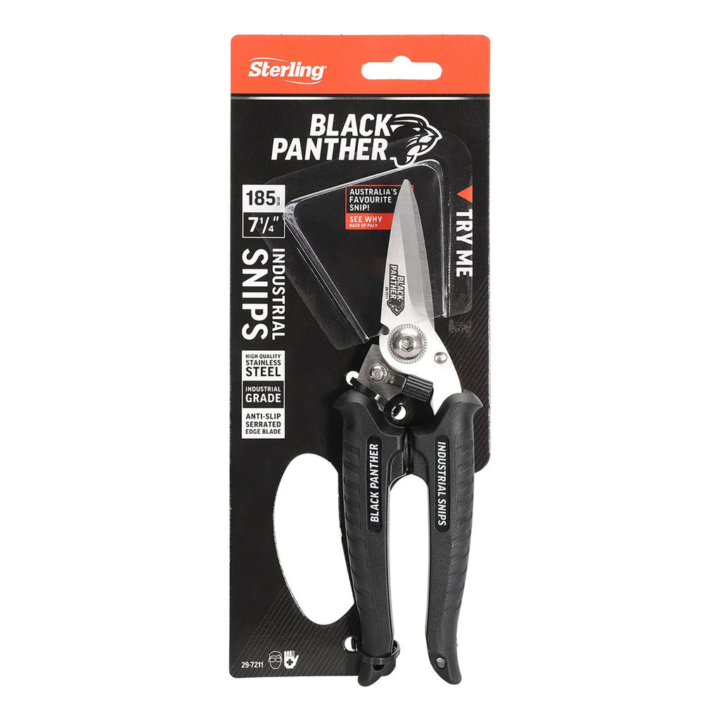 Sterling 185mm Black Panther Industrial Snips - Image 2 of 4