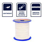 GRUNT 3mm x 20m White Venetian Blind Cord - Image 3 of 8