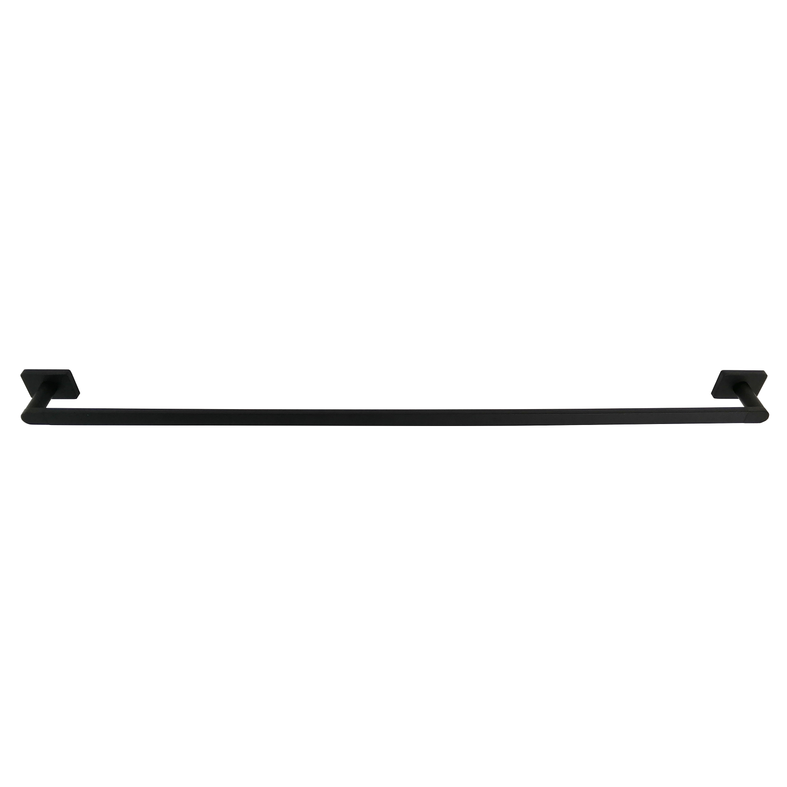 Barelli Rigoni 600mm Matte Black Single Towel Rail - 600mm - Image 1 of 7