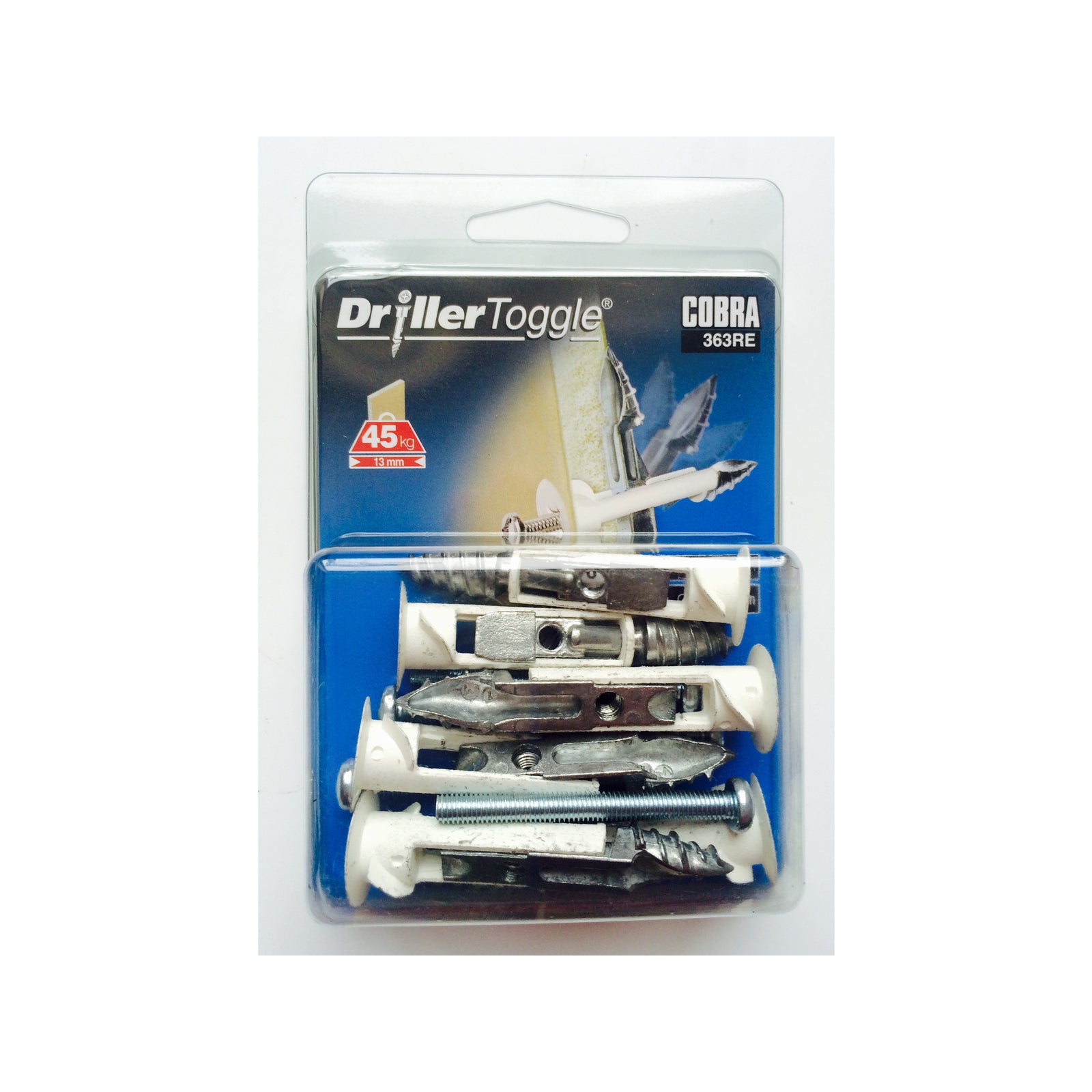 Cobra 5 x 50mm Anchor DrillerToggle Screws - Pack of 6 - Image 1 of 1