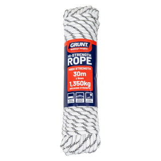 GRUNT 8mm x 30m High Strength Rope