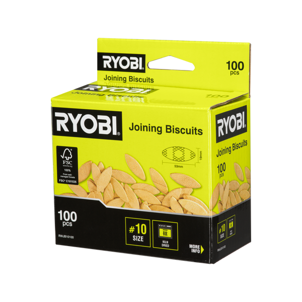Ryobi Wood Joining Biscuits No.10 100 Pack