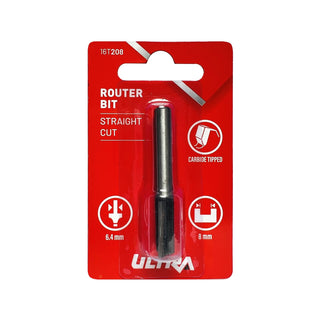 Ultra 6.4 x 8mm Straight Router Bit